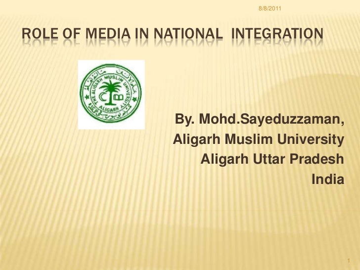 India National Integration Essay