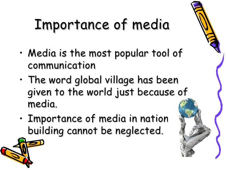 Role of media essay