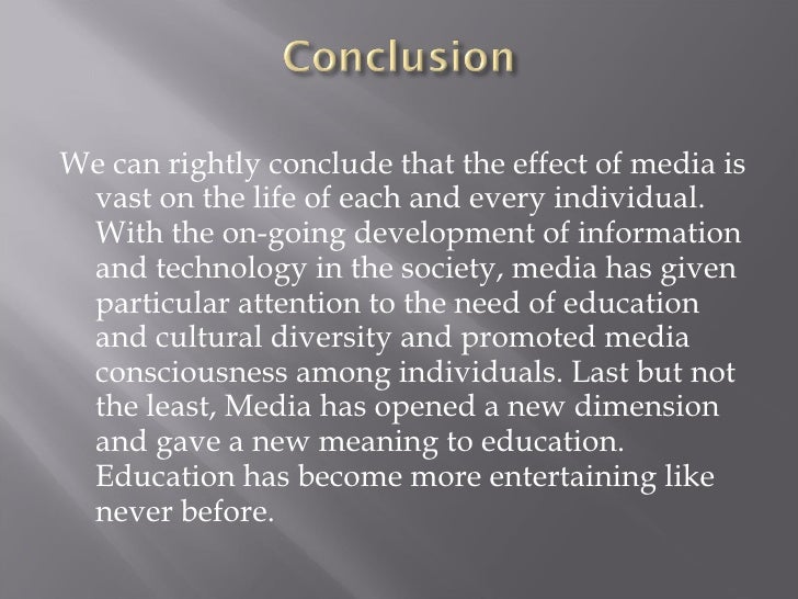 Conclusion for education essay