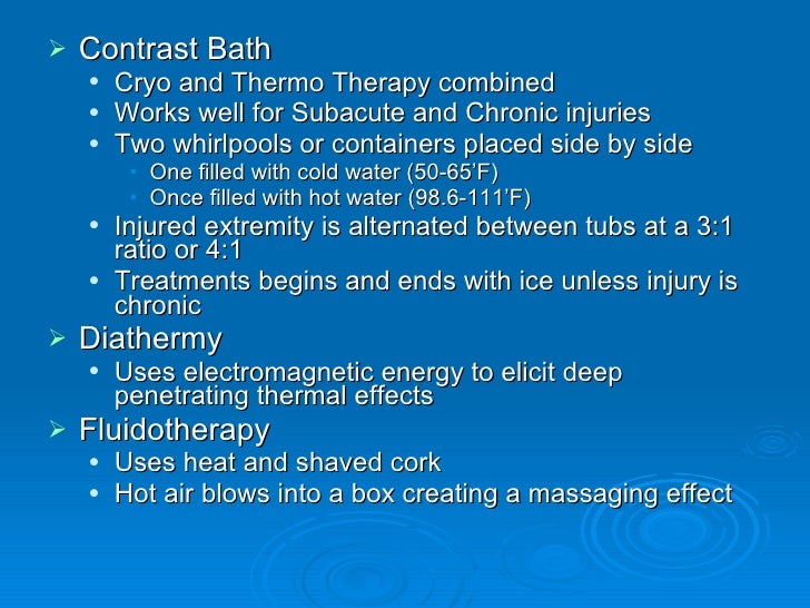 Role of therapeutic modalities