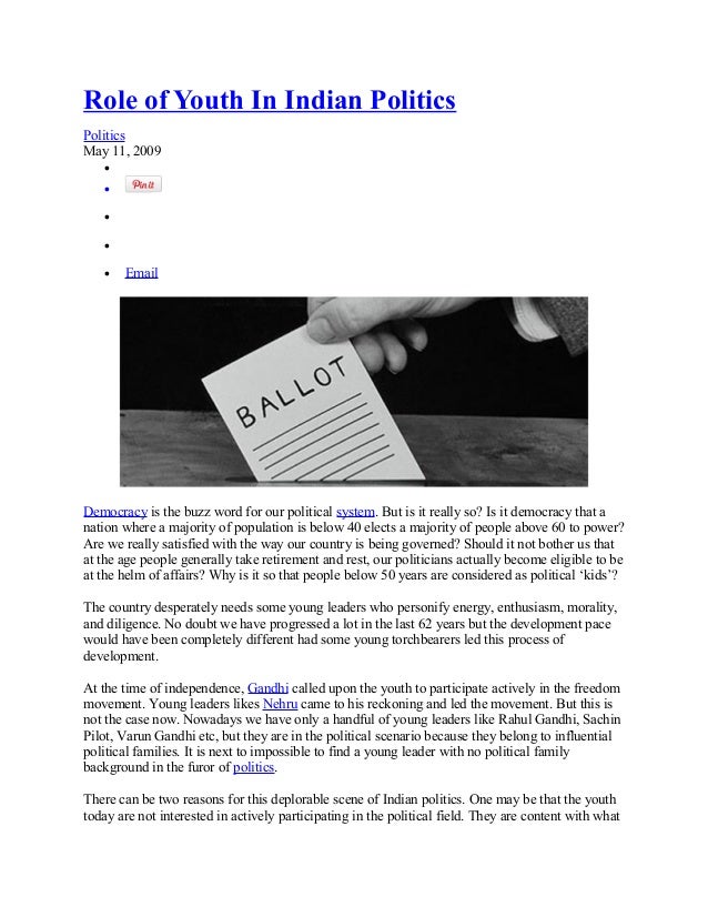 English Essays For Kids Essay On The Role Of Youth In Politics In Hindi Essay Thesis Statement Examples also Marriage Essay Papers Essay On Role Of Youth In Politics Essays On Business Ethics