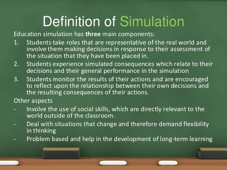 Role playing and Simulation Seminar