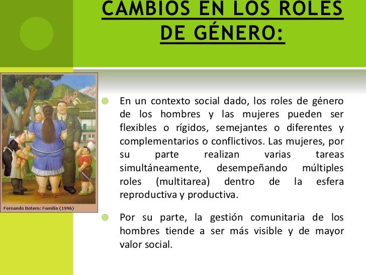 Roles de genero