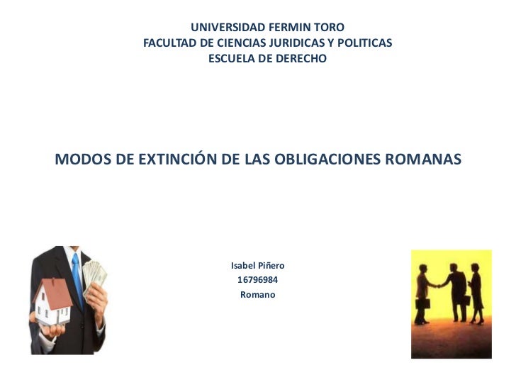 EXTINCION DE LAS OBLIGACION extincion de las obligacion: