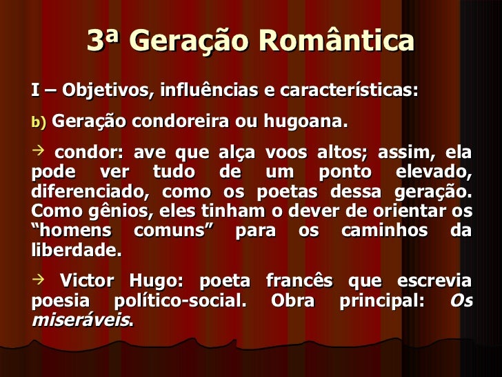 Romantismo brasileiro 3a_geracao Romantismo brasileiro 3a_geracao