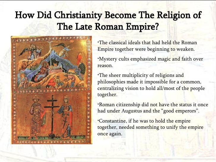 the history and rise of christianity essay The birth and rise of christianity and islam essay - as of today, the world’s two largest religions christianity and islam share an estimated 36 billion members, more than. the history and rise of christianity essay The birth and rise of christianity and islam essay - as of today, the world’s two largest religions christianity and islam share an estimated 36 billion members, more than.