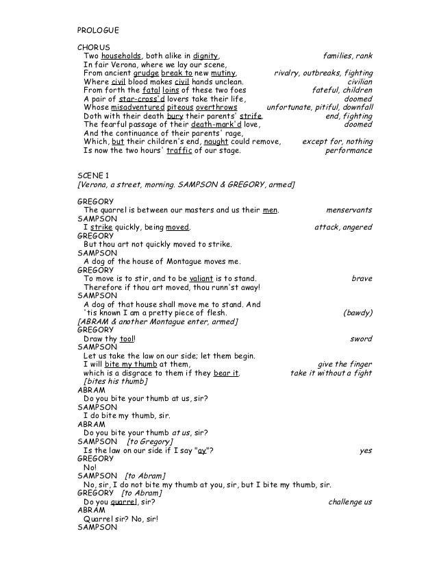 romeo and juliet final essay questions
