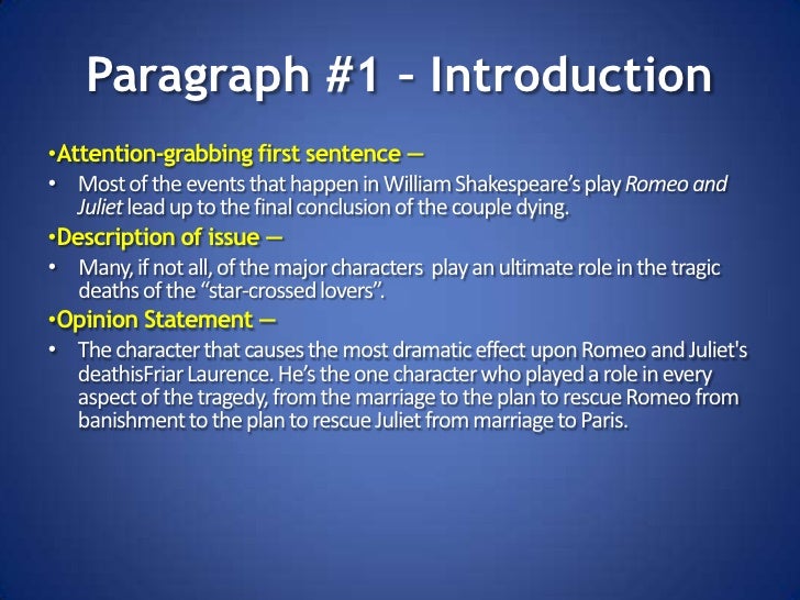 Romeo and juliet hastiness essay