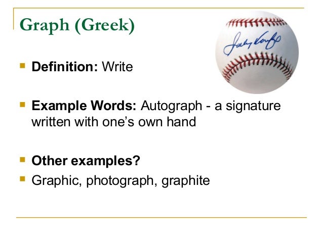 words for graph