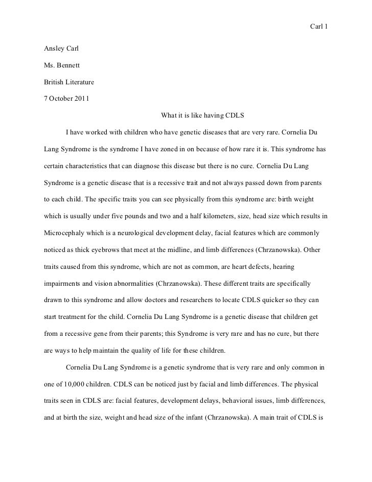 Senior project research paper