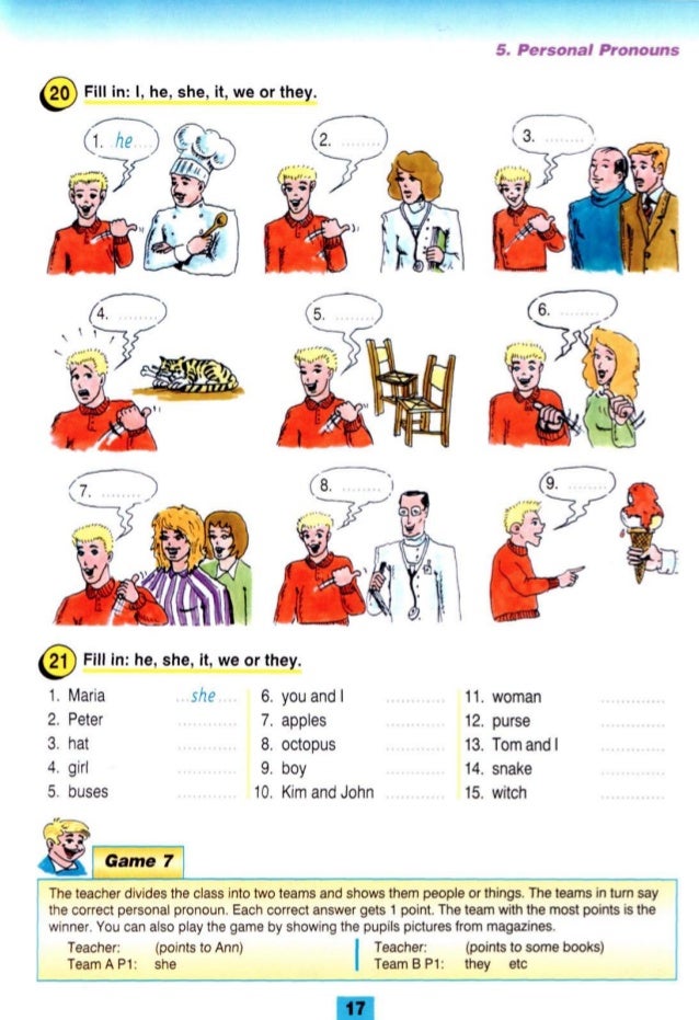 Personal pronounds