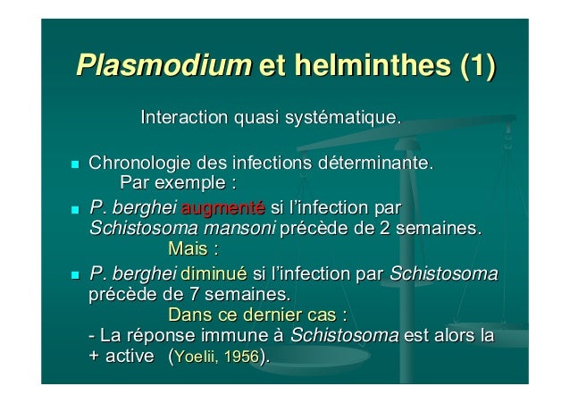 Comme parazitiroujut les helminthes