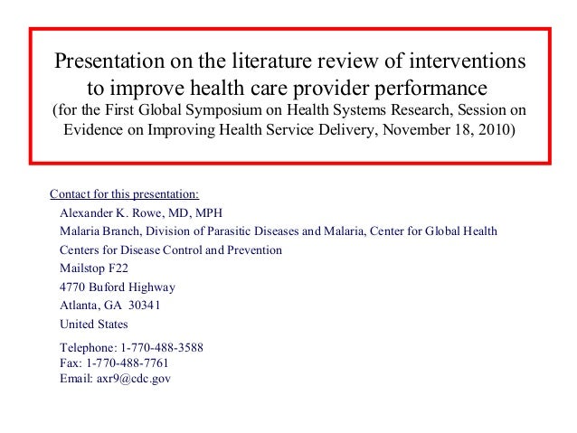 access to health care literature review access to health care literature review