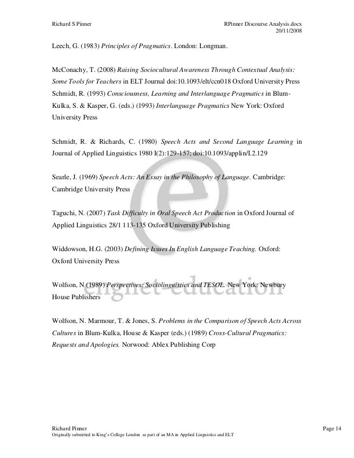 thesis on interlanguage pragmatics Unlike most editing & proofreading services, we edit for everything: grammar, spelling, punctuation, idea flow, sentence structure, & more get started now. thesis on interlanguage pragmatics Unlike most editing & proofreading services, we edit for everything: grammar, spelling, punctuation, idea flow, sentence structure, & more get started now.
