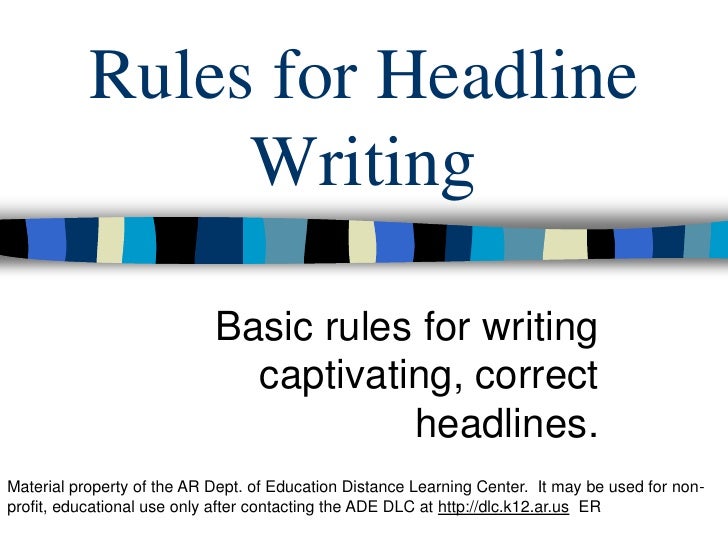 Basic essay writing rules