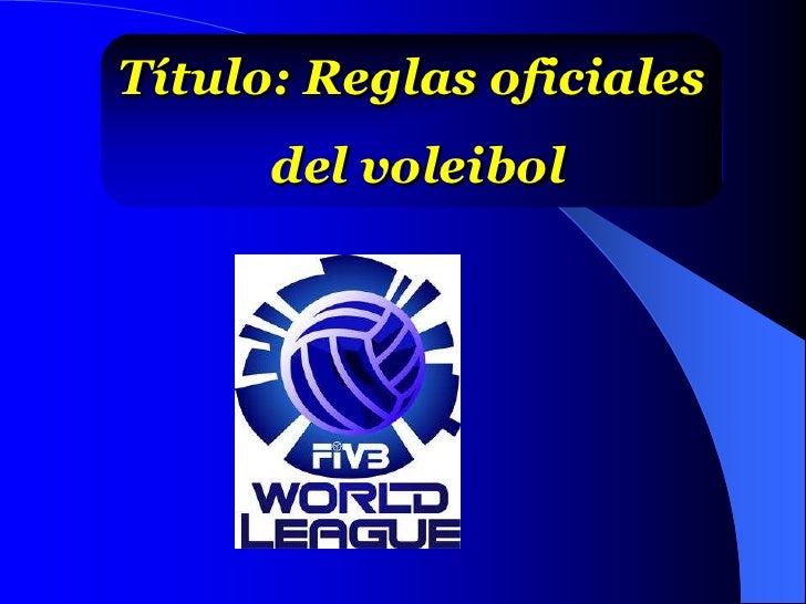 VOLEIBOL REGLA voleibol regla: