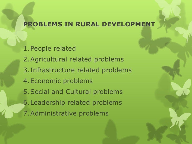 Rural development ppt