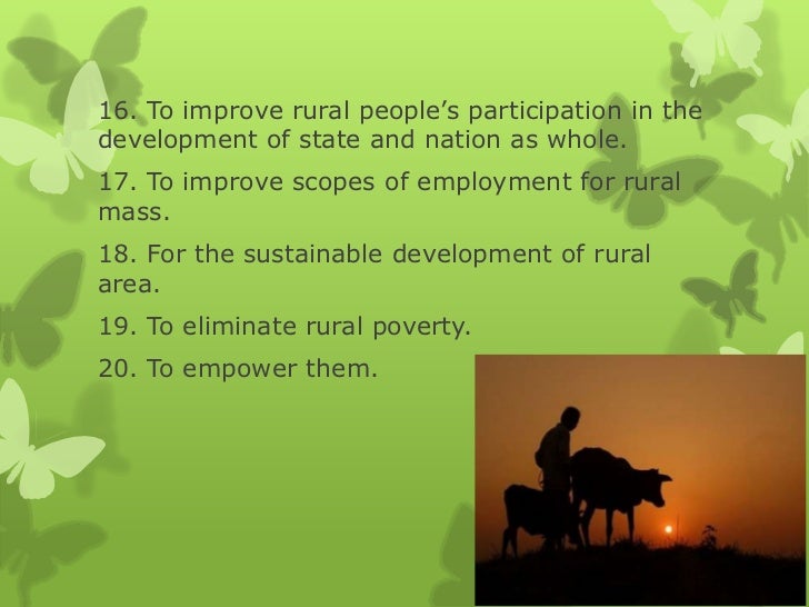 Rural development ppt