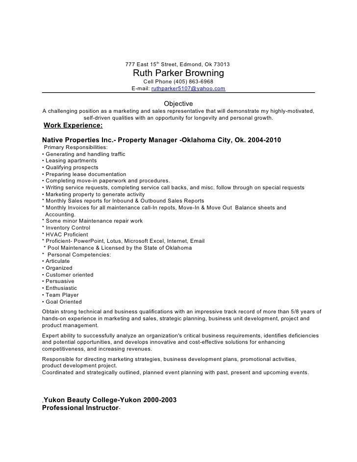 beauty consultant resume retail
