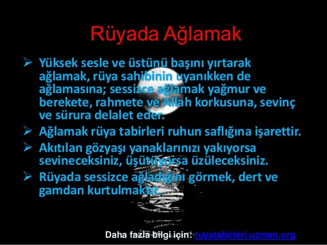Rüyada Ağlamak