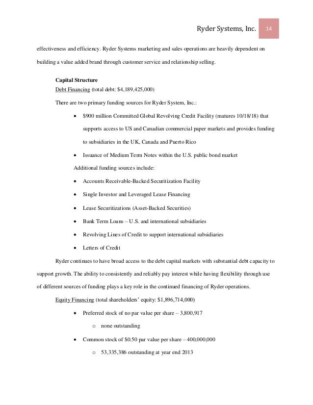 Financial Case Studies of Companies using Lombard s Finance