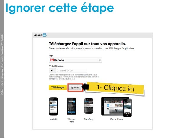 Comment s’inscrire sur Linkedin 8