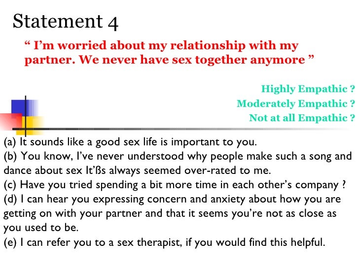 empathy statements for customer service representatives