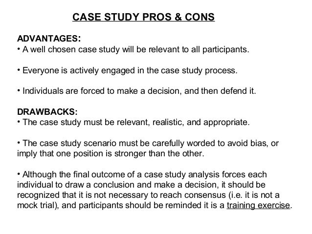 advantages of using case study methods Why teach with the case method the advantages of incorporating the case method in a fully lecture-based course are best understood as part of the bigger case. advantages of using case study methods Why teach with the case method the advantages of incorporating the case method in a fully lecture-based course are best understood as part of the bigger case.