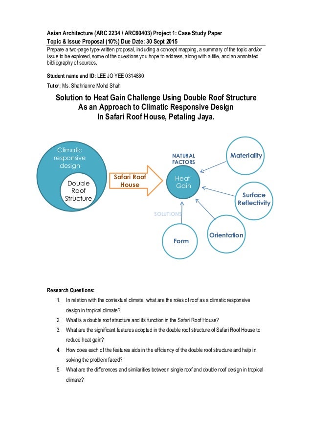 Case study thesis
