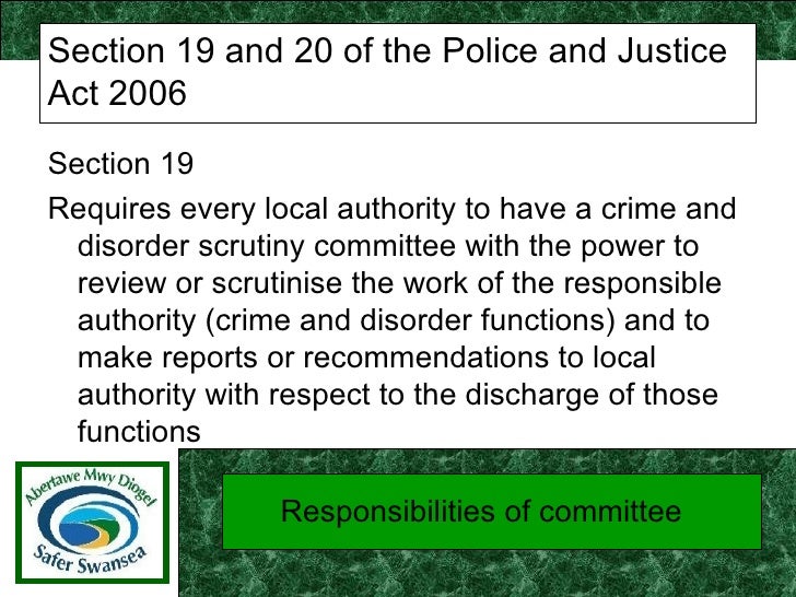 Image result for police and justice act 2006 definition