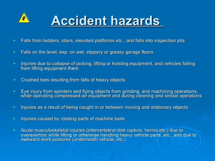 Safety In Automobile Garages