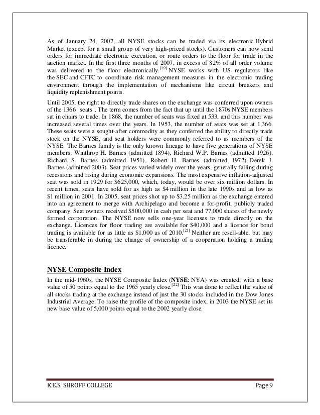 Nyse hybrid market trading system