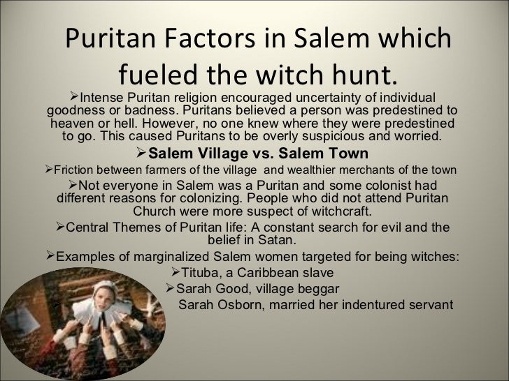 Causes of the Salem Witch Trials Political