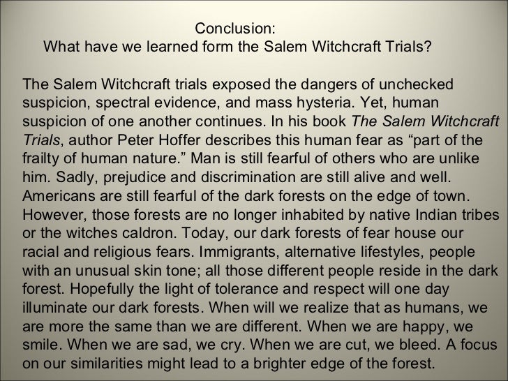 Salem witch trials john proctor essay