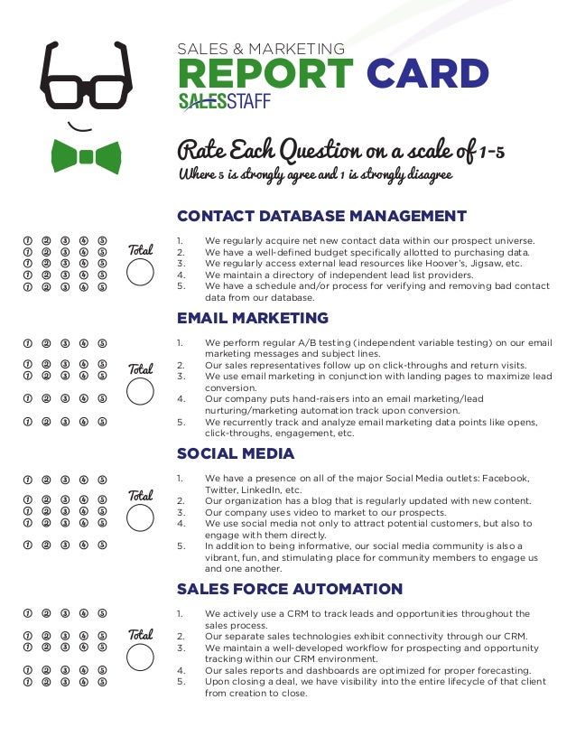 sle of a marketing report b2b sales marketing report card sle of a marketing report b2b sales marketing report card
