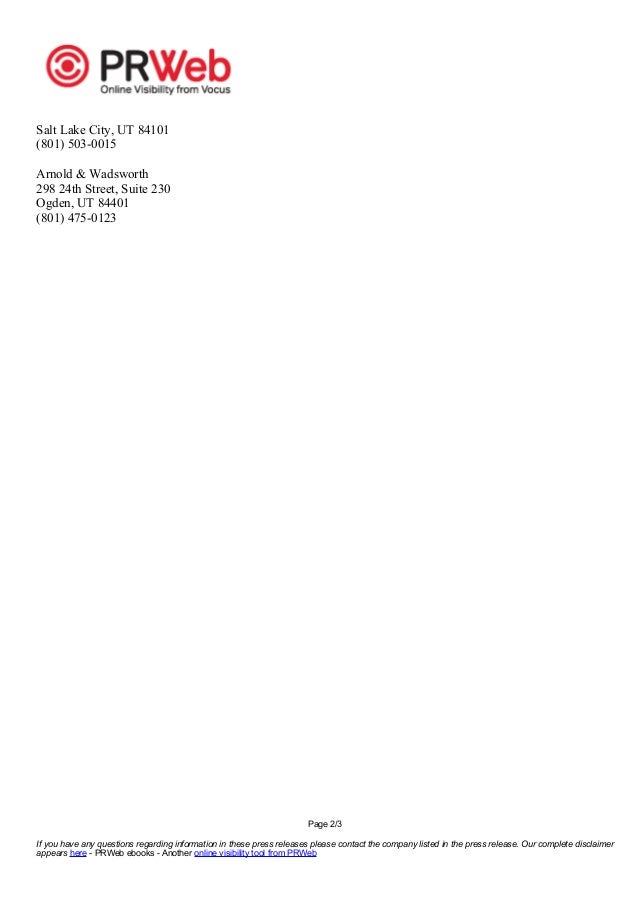 Salt Lake City Divorce Lawyers at Arnold & Wadsworth Offer 30-Minute ⦠Salt Lake City Divorce Lawyers at Arnold & Wadsworth Offer 30-Minute â¦