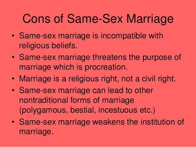 Same Sex Marriage Essay 78
