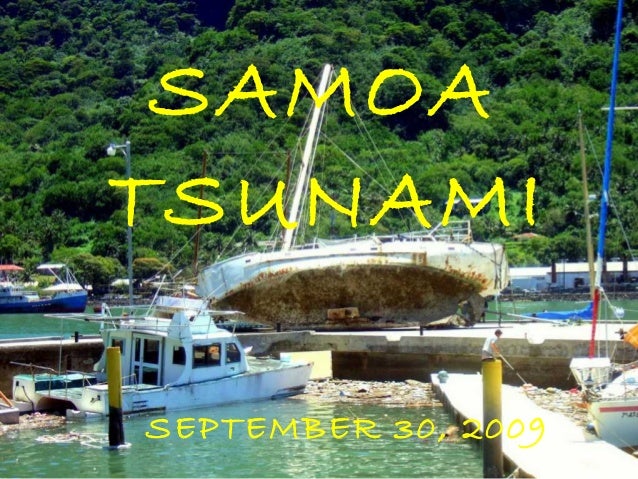 Samoa Tsunami 30 September 2009