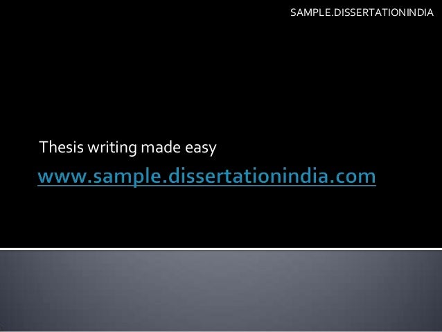 Dissertation Control Groups