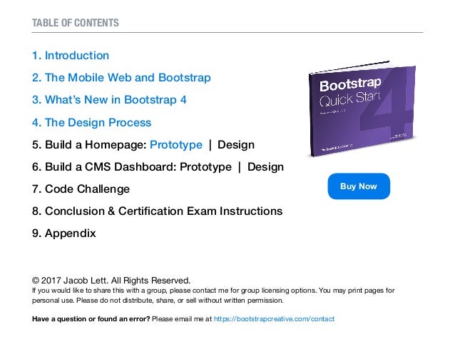 Bootstrap Tutorial Notes | bootstrap 4 tutorial pdf quick start Bootstrap Tutorial Notes | bootstrap 4 tutorial pdf quick start