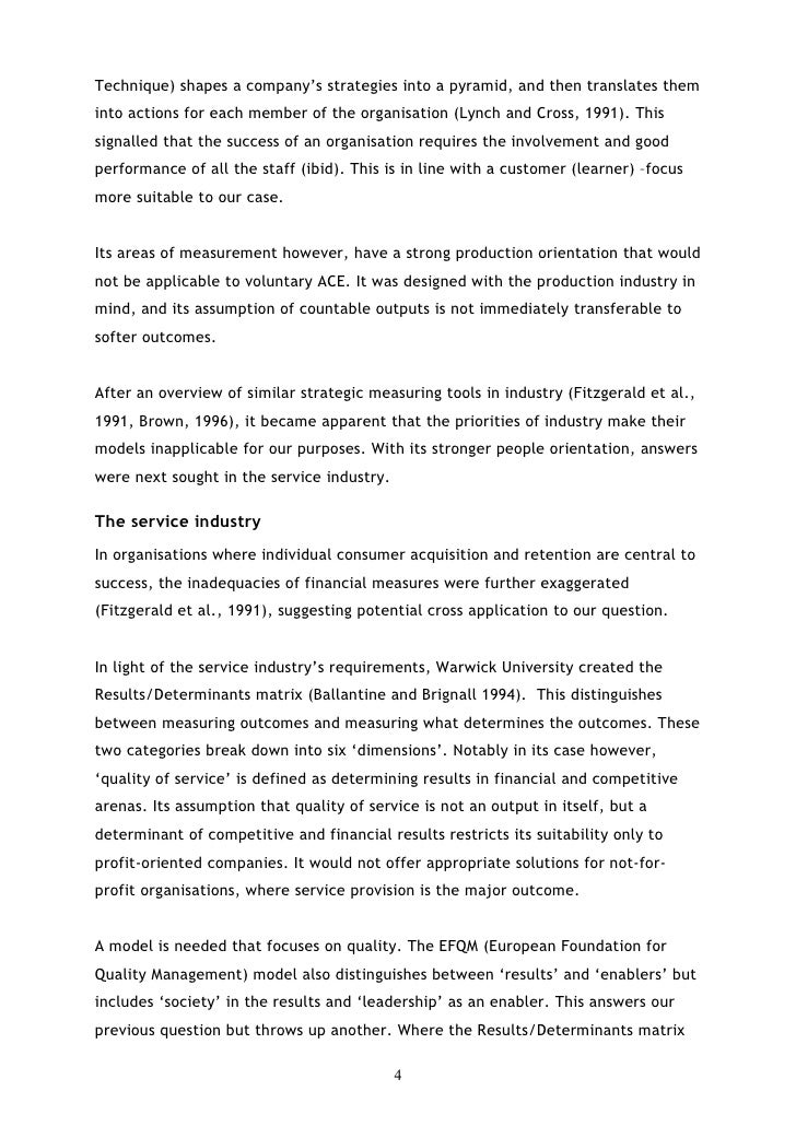 Literature review on change management