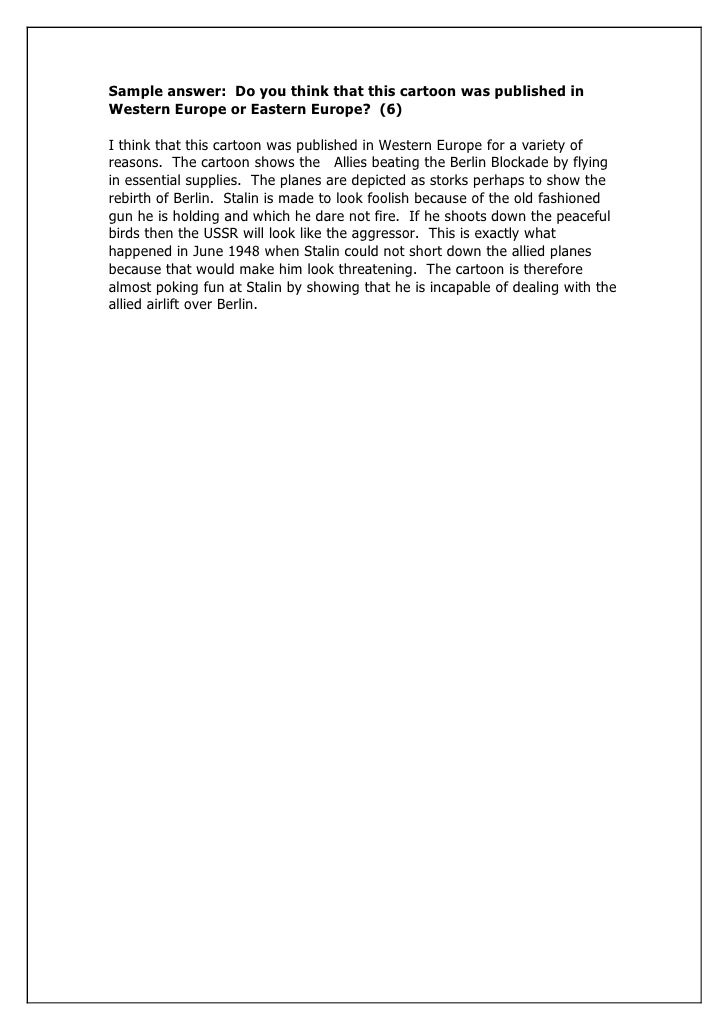 Why the cold war started essay