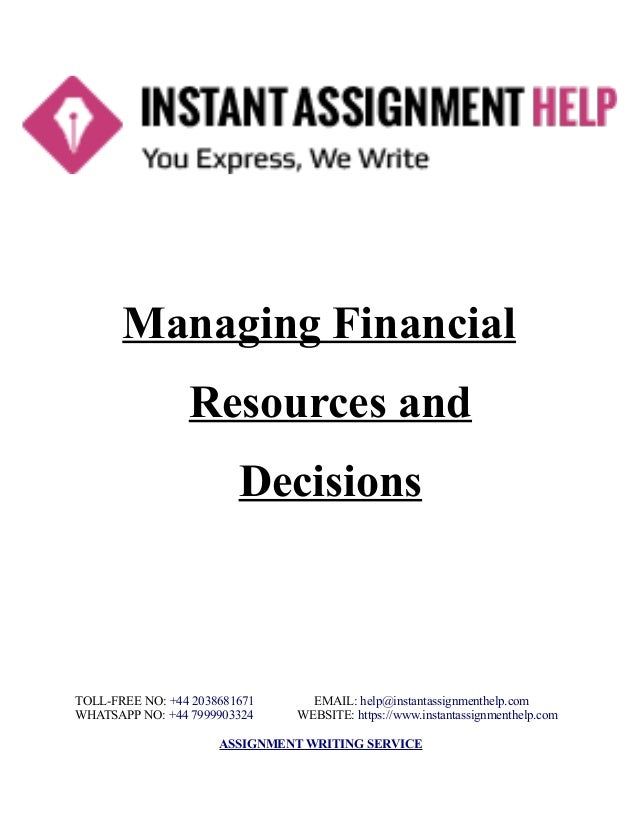 assignment on managing financial resources and decision finance essay Essay on personal finance material personal financial planning worksheet directions based on your readings and discussions in class this week, answer the following multiple choice questions. assignment on managing financial resources and decision finance essay Essay on personal finance material personal financial planning worksheet directions based on your readings and discussions in class this week, answer the following multiple choice questions.