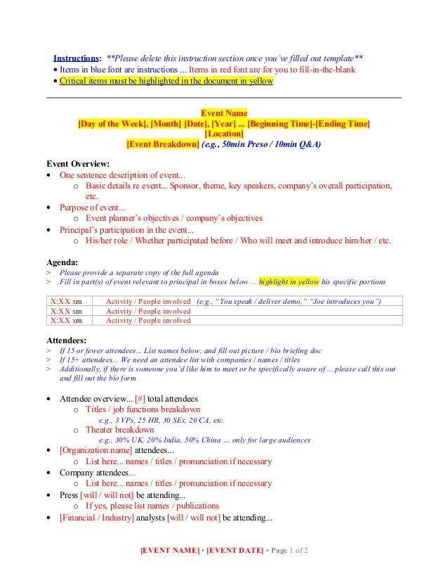 meeting outline template word