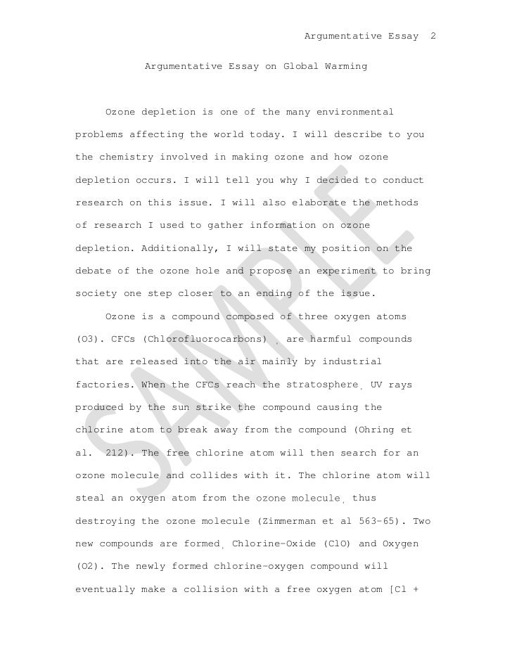 essays on global warming