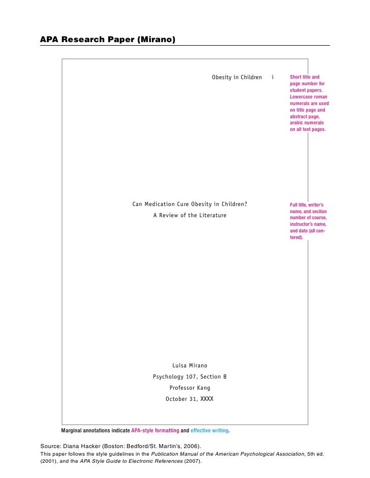 ama essay format