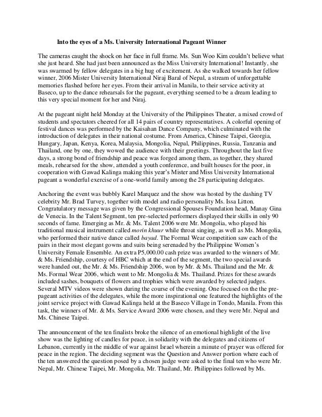 sample example essay