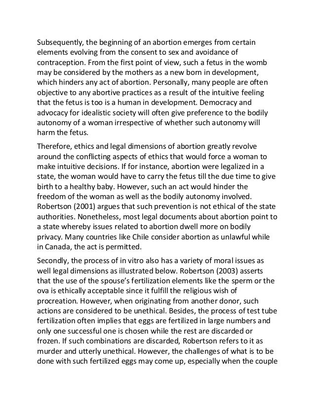 Ethical argument essay