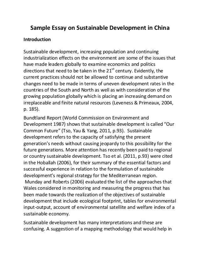 Sustainable development thesis au
