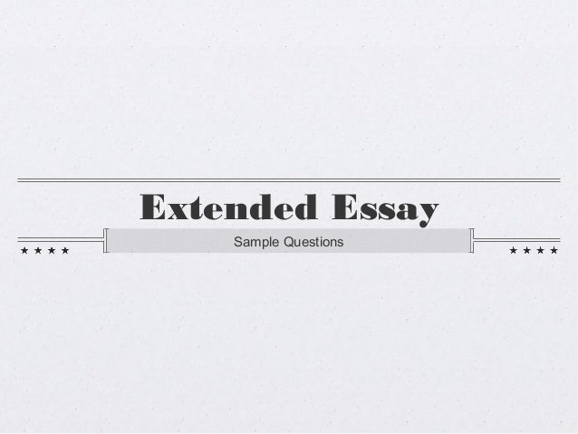 Extended essay physics sample